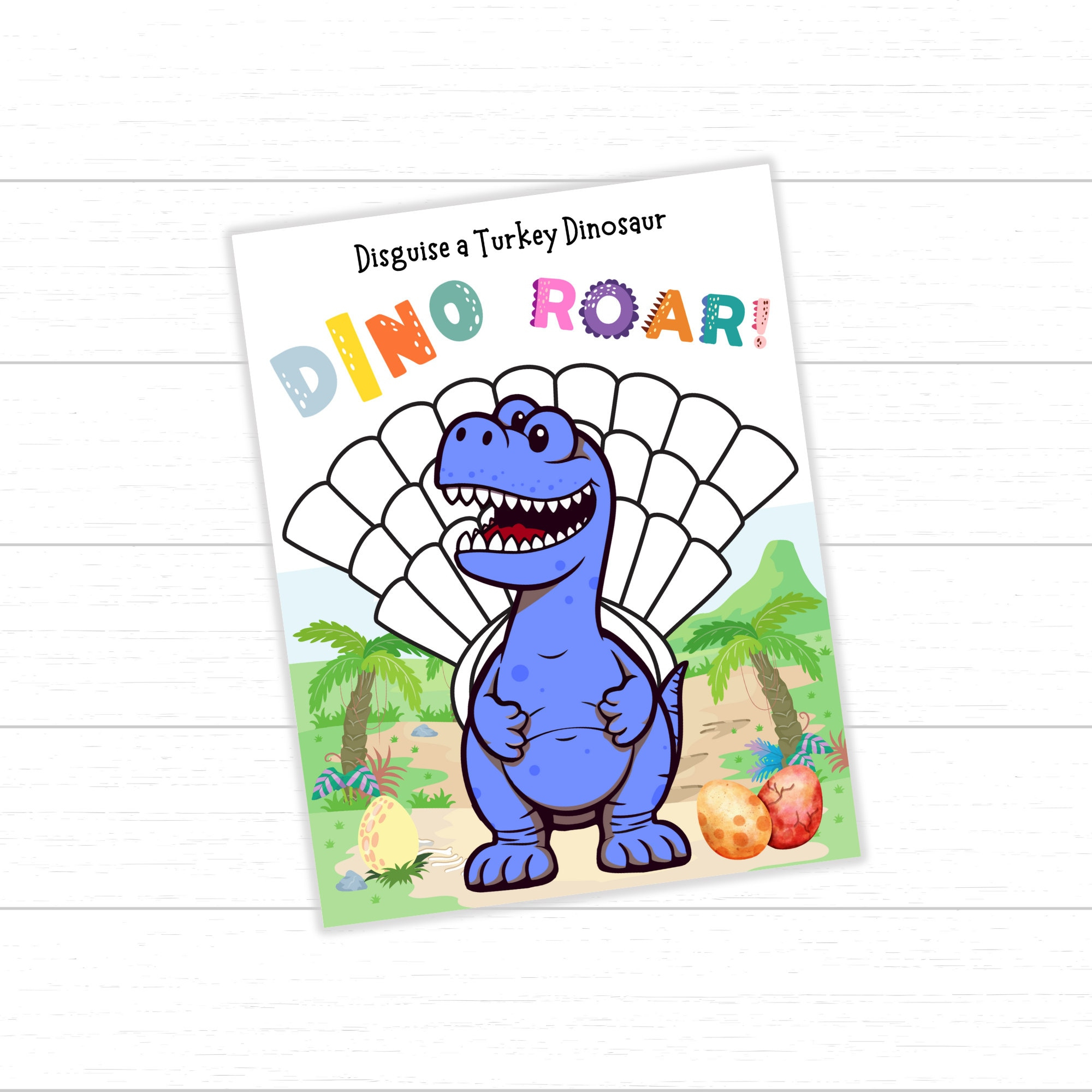Disguise A Turkey Dinosaur, Dinosaur Turkey Disguise, Disguise A with Dinosaur Turkey Disguise Template