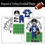 Disguise A Turkey Football Player, Turkey In Disguise Football Throughout Football Turkey Disguise Template