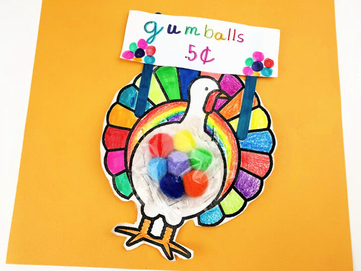 Gumball Machine Turkey Disguise Template Gumball Machine Turkey Disguise Template