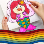 Disguise A Turkey Mermaid Printable Project With Disguise A Turkey Mermaid Template Printable