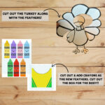 Disguise A Turkey Project | Crayon Box Disguise | Digital Instant Intended For Disguise A Turkey Crayon Box Template