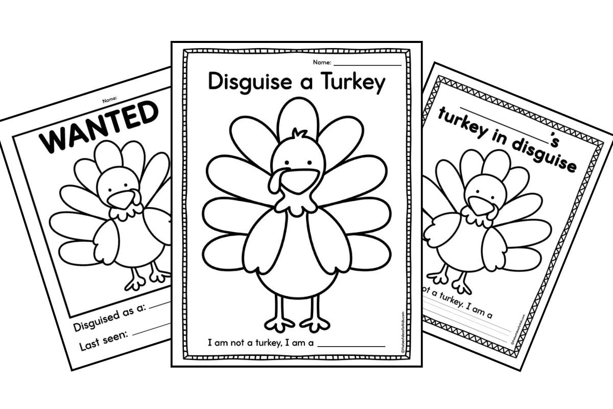 Disguise A Turkey Template (Free Printables) - The Best Ideas For Kids with Free Printable Hide A Turkey Template