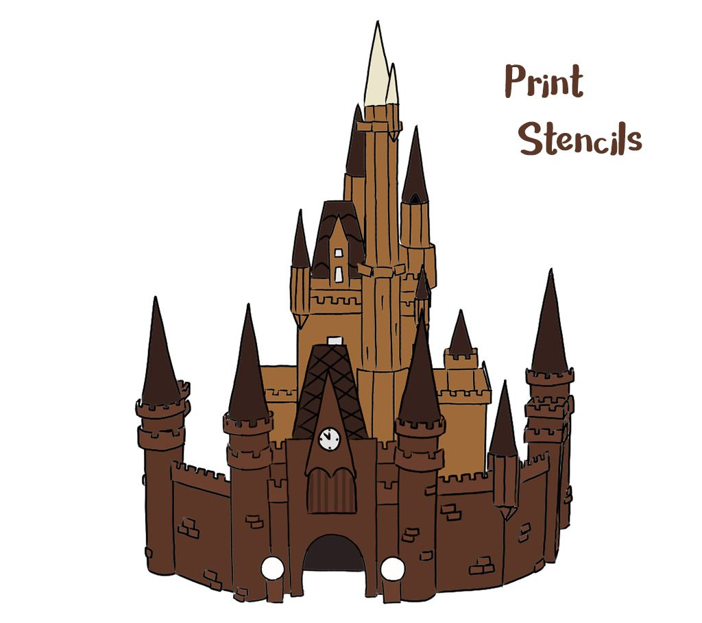 Disney Gingerbread Castle | Cake Lab intended for Disney Castle Gingerbread House Template