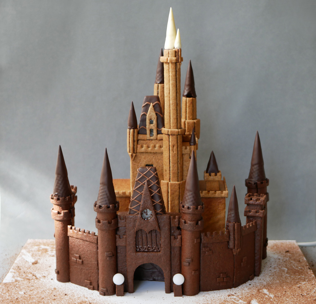 Disney Gingerbread Castle | Cake Lab throughout Gingerbread House Castle Template