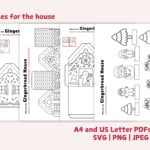 Diy 3D Gingerbread House Paper Craft | Teaching Resources Inside Gingerbread House Paper Craft Template