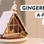 Diy A Frame Cabin Gingerbread House (And It Tasted Good) With Regard To Gingerbread A Frame House Template