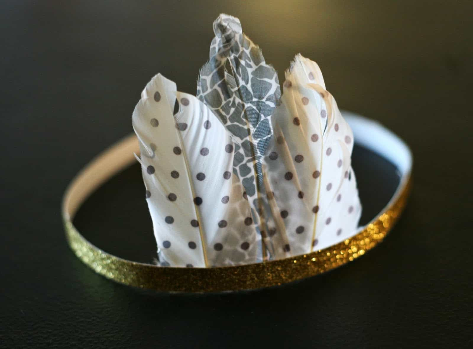 Diy // Feather Headband - The Quick Journey within Feather Headband Template 3-8 Inches