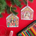 Diy Gingerbread House Ornament Frame   Crafting Cheerfully Pertaining To Gingerbread House Ornament Template