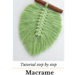Diy Pattern Pdf Macrame Feather Pertaining To Leaf Printable Macrame Feather Template