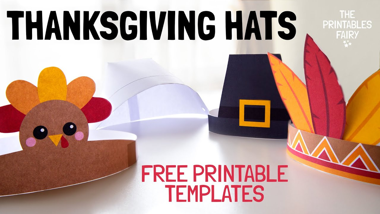 Diy Thanksgiving Hats: Pilgrim Hat, Bonnet, Turkey Hat, & Indian Crown regarding Free Pilgrim and Indian Turkey Head Template