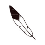 Eagle Feather Svg. Vector Cut File For Cricut, Silhouette, Pdf Png With Regard To Eagle Feather Template Printable