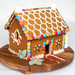 Easy Christmas Gingerbread House Recipe Intended For Easy Gingerbread House Recipe And Template