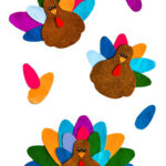 Easy Diy Felt Turkeys For Cute November Preschool Activities Pertaining To Felt Turkey Template