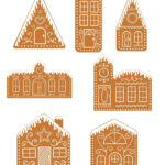 Easy Diy Gingerbread House Ornaments: 3D Free Printable Regarding 2D Gingerbread House Template