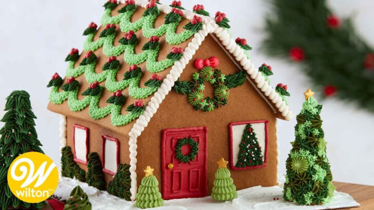 Wilton Gingerbread House Template