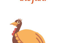 Easy Printable Turkey Handprint Craft – In The Playroom with regard to Printable Hand Turkey Template