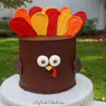 Easy Turkey Cake Tutorial   My Cake School Pertaining To Turkey Cake Template