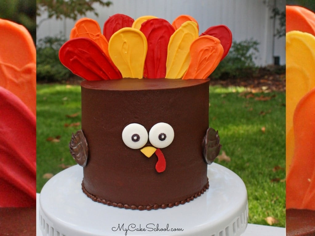 Easy Turkey Cake Tutorial - My Cake School pertaining to Turkey Cake Template
