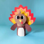 Easy Turkey Craft Toilet Paper Roll (Free Template!)   Leap Of Inside Toilet Paper Turkey Craft Template