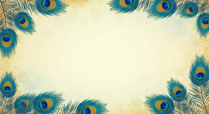 Peacock Feather Template