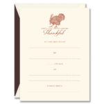 Engraved Turkey Thanksgiving Fill In Invitations Intended For Turkey Invitation Template
