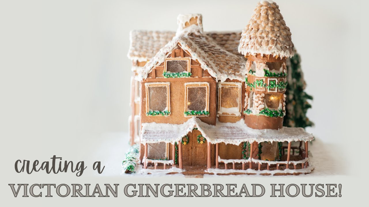 Epic Gingerbread House 2020 | Creating A Victorian Gingerbread Mansion throughout Victorian Gingerbread House Template
