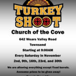 Events For November 2025 – Church Of The Cove Within Turkey Shoot Flyer Template