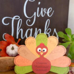 🦃 Free Cute Thankful Turkey Printable Craft Template For Kids Within Turkey Thanksgiving Template
