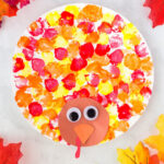 🦃 Paper Plate Fall Turkey Craft For Preschoolers In November Pertaining To Preschool Turkey Craft Template
