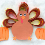 🦃 Simple Construction Paper Turkey Craft For November Throughout Construction Paper Turkey Template