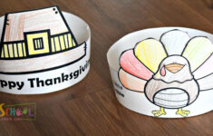 🦃 Thanksgiving Hats – Free Printable Craft For Kids within Printable Turkey Hat Template