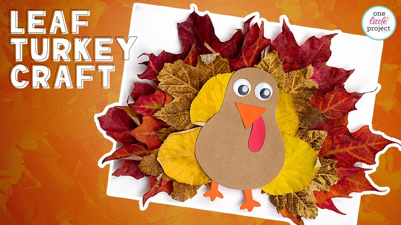 Fall Leaf Turkey Craft | Leaf Turkey With Free, Printable Template! within Leaf Turkey Template