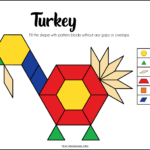 Fall Pattern Block Printables   Teaching Mama With Regard To Free Pattern Block Turkey Template
