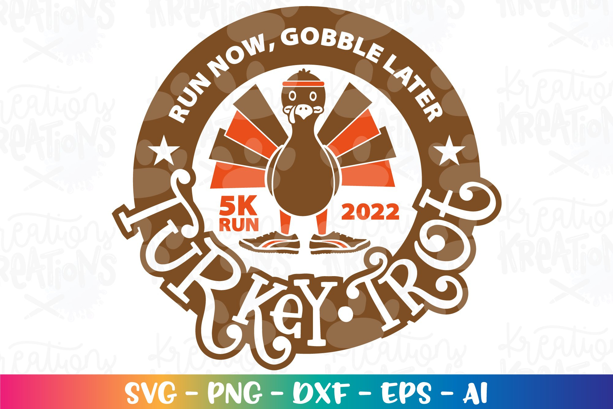 Fall Thanksgiving Svg Turkey Trot 5K Run Running pertaining to Free Turkey Trot Theme Google Slides Template