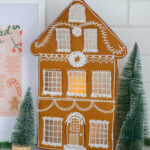 Favorite Soft Gingerbread Cookies Regarding Gingerbread House Template With Windows