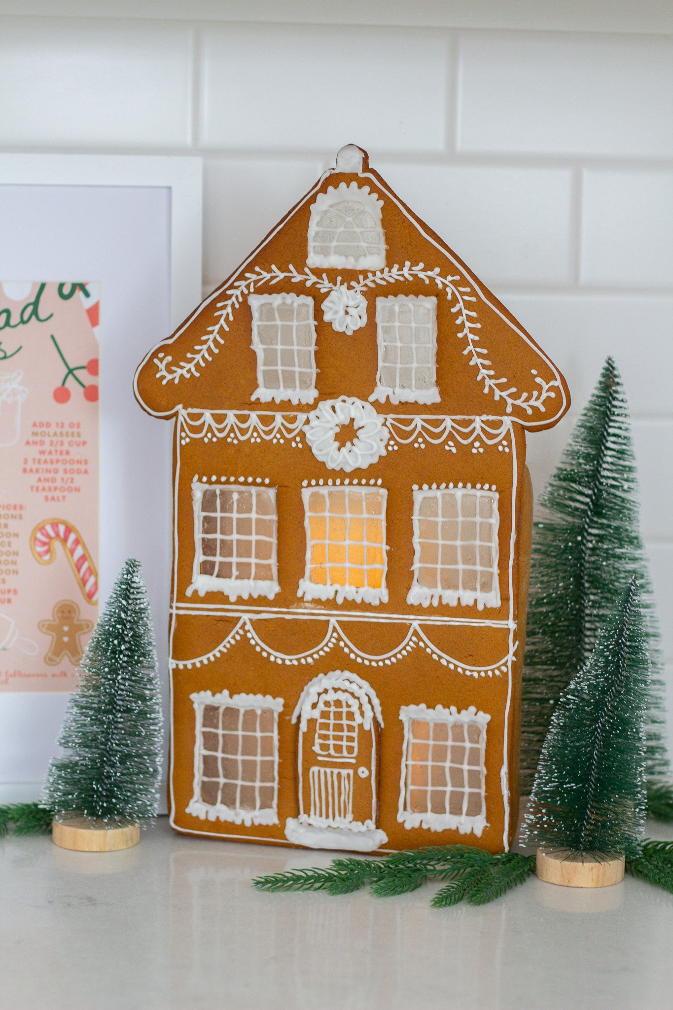 Favorite Soft Gingerbread Cookies regarding Gingerbread House Template With Windows
