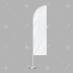 Feather Beach Flag Template. Blank Event Flags Royalty Free Svg Intended For Blank Feather Banner Template