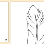 Feather Colouring Page | Colouring Sheets Intended For Eagle Feather Template Printable