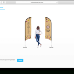 Feather Flag In Canva Feather Flag Template