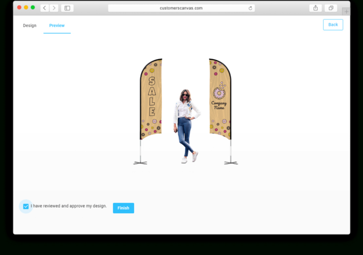 Canva Feather Flag Template Canva Feather Flag Template