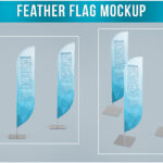 Feather Flag Mockup (2611400) Throughout Canva Feather Flag Template