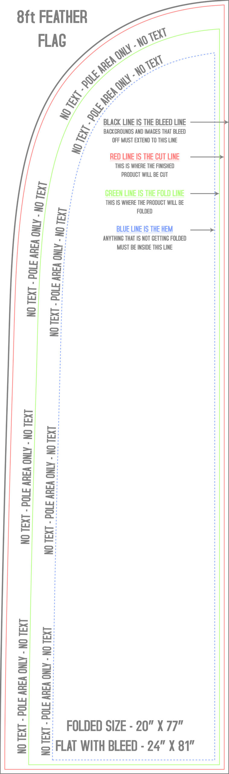 Feather Flags - 3Oz Polyester pertaining to 8Ft Feather Flag Template
