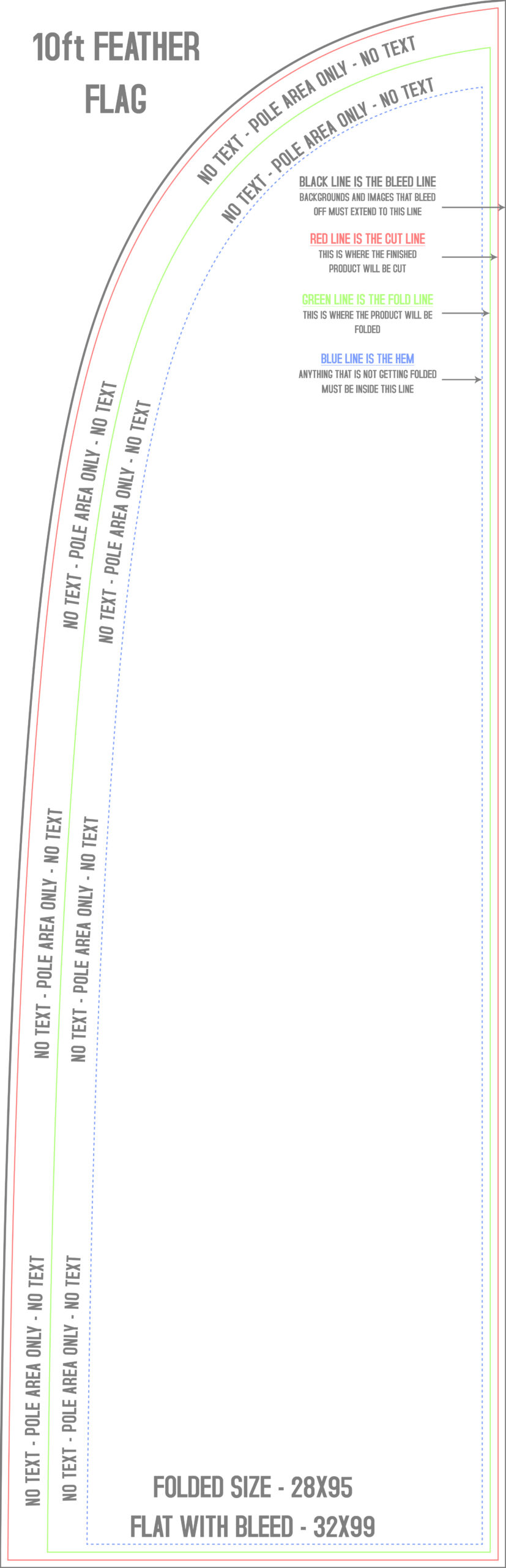 Feather Flags - 3Oz Polyester throughout Template For Feather Flag