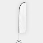 Feather Flags Kit, Double Sided Including 15M Graphic Design Throughout Blank Feather Banner Template