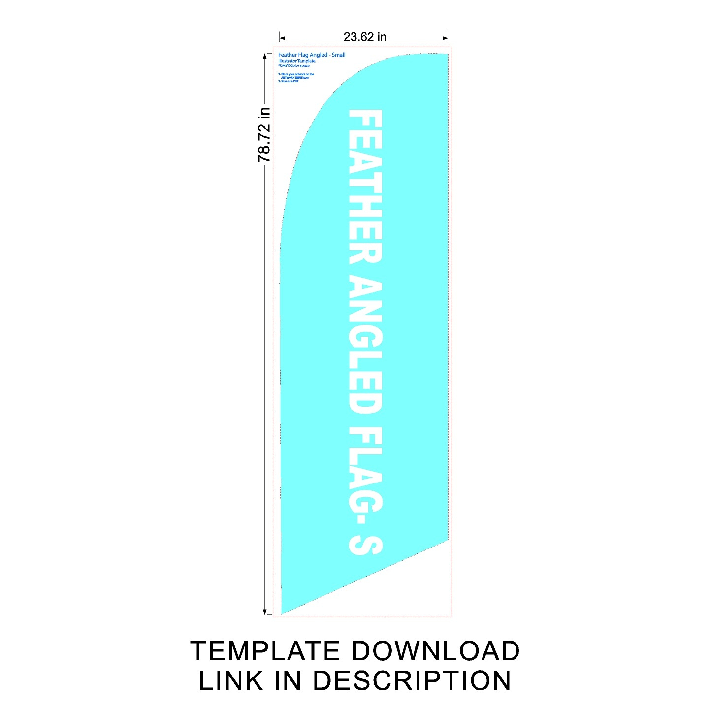Feather | Flags | Pennants- Catalog inside 3'X6 Feather Flag Template