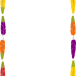 Feather Frame | Free Images At Clker   Vector Clip Art Online Throughout Template Turkey Feather Frame