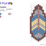 Feather   Kandi Pad | Kandi Patterns, Fuse Bead Patterns, Pony Intended For Feather Bead Template