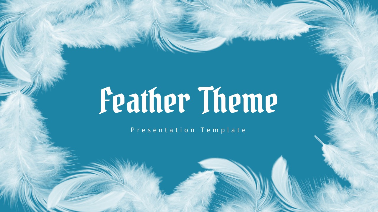 Feather Powerpoint Templates And Google Slides Themes - Slidechef regarding Feather Presentation Template