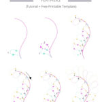 Feather Quilting Tutorial + Free Printable Template   The Little Within Printable Feather Quilting Template