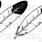 Feather Svg   Native American Eagle Feather (Bundle), Digital Within Eagle Feather Template Printable